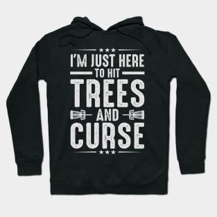 Funny Disc Golf Player Saying Retro Vintage Hoodie